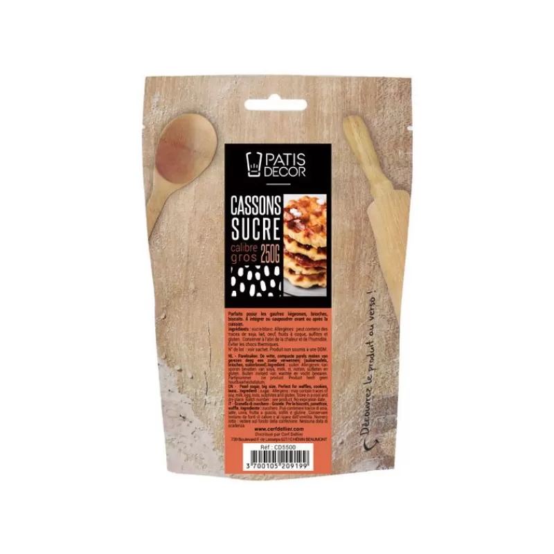 Cerf Dellier Sucre Grain - Gros Cassons Patisdecor 250 G