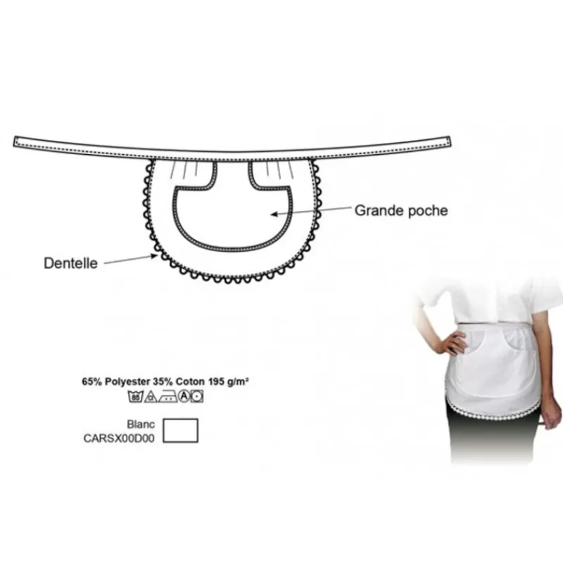 tablier_de_service_dentelle_blanc_carmela_2.webp Cerf Dellier Tablier De Service Dentelle Blanc Carmela Cheap