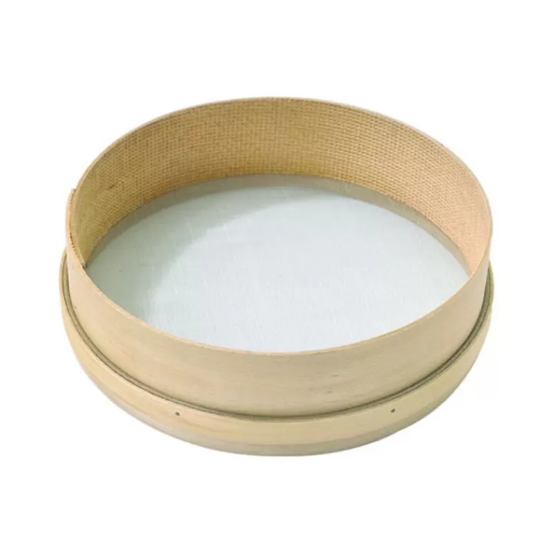 Cerf Dellier Tamis À Farine En Bois Double Toile Inox 35 Cm Maille 16