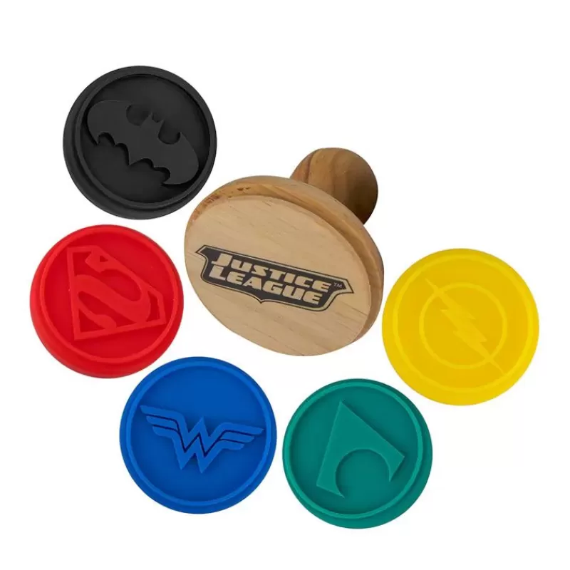 Cerf Dellier Tampons A Biscuit Silicone Justice League