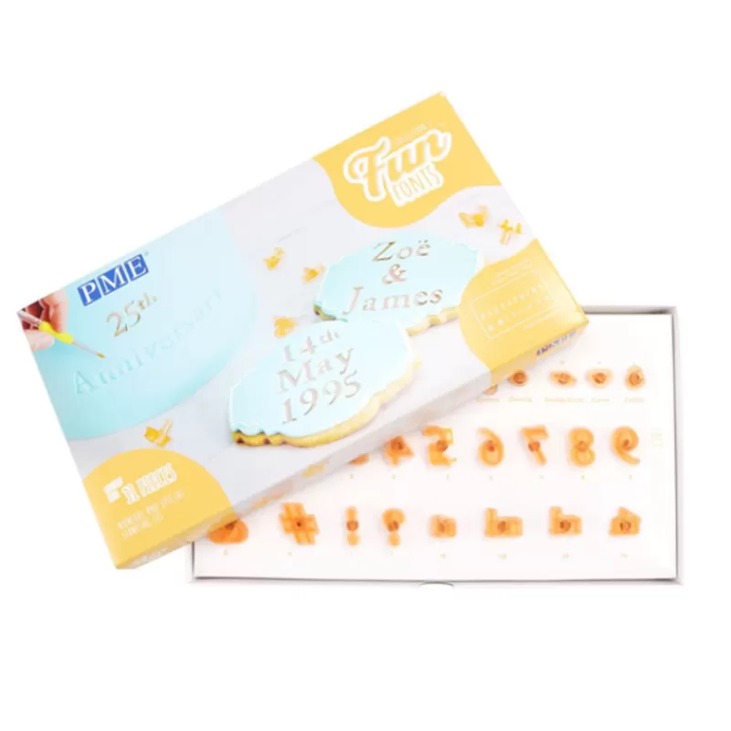 Cerf Dellier Tampons Embosseurs Chiffres Fun Fonts Pme (X31) Cheap