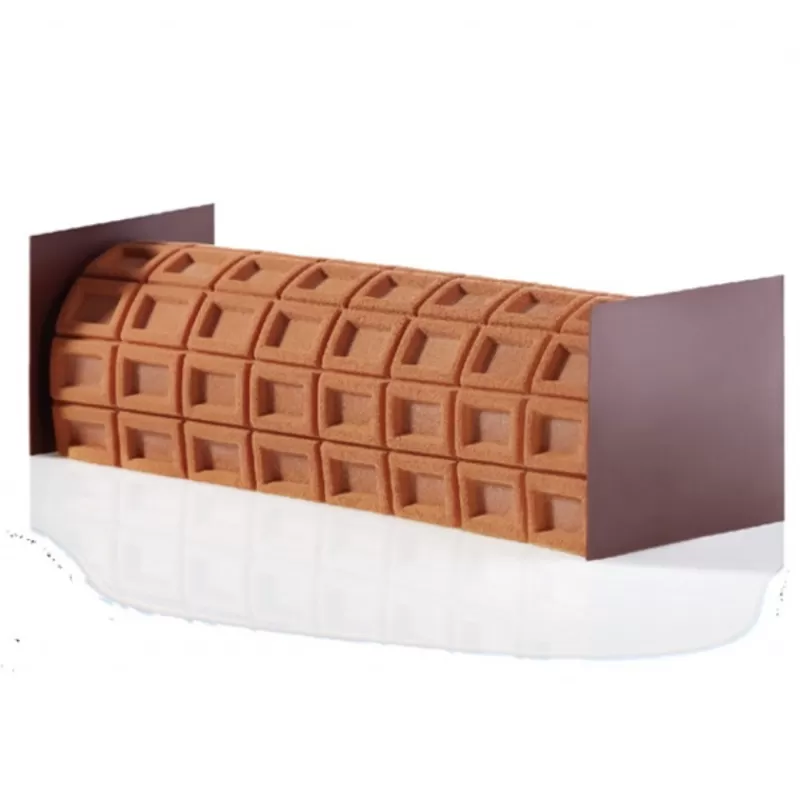 Cerf Dellier Tapis Silicone Texture Chocolat