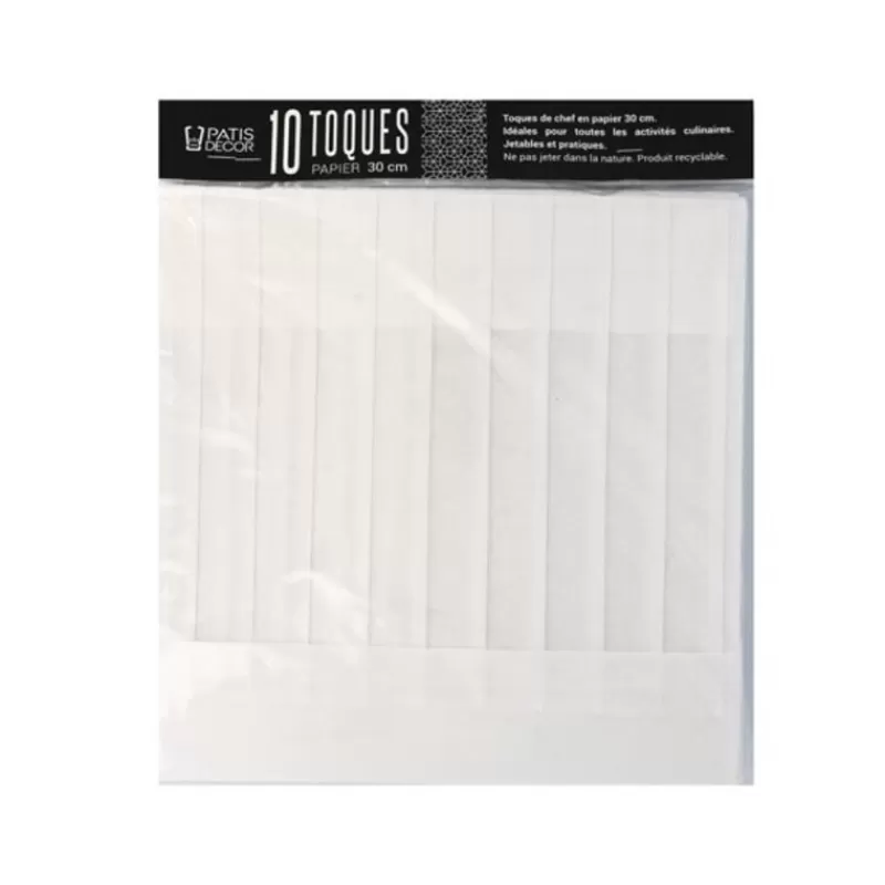 Cerf Dellier Toque En Papier Plisse H 30 Patisdecor (X10) Clearance