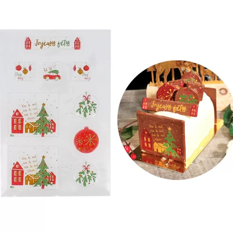 Cerf Dellier Transfert Chocolat Theme Village De Noël Outlet